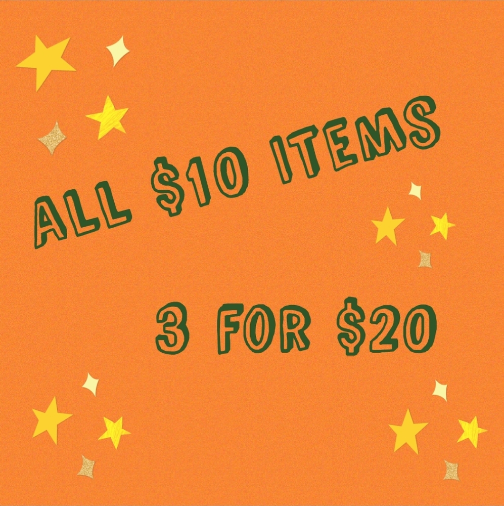 ⭐ Special ⭐ All $10 items 3/$20 ⭐